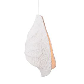 Maxlight Concha - hanglamp - Ø 30 x 250 cm - 8W LED incl. - wit