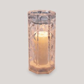 New Garden Jack 20 Lux - oplaadbare tafellamp - Ø 9,4 x 20 cm - 1W LED incl. - IP54 - transparant