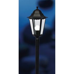 Nordlux Cardiff - tuinpaal - 21 x 21 x 100 cm - IP44 - zwart