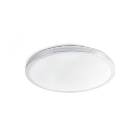 Faro Foro - plafondverlichting - Ø 36 x 9 cm - 24W LED incl. - IP44 - aluminium