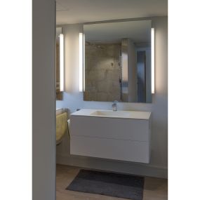 Faro Nilo - wandverlichting - 60 x 6 x 4 cm - 18W LED incl. - IP44 - glanzend chroom