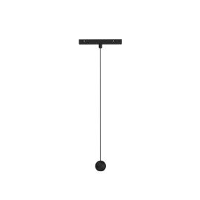 Nova Luce Planet 24V - hanglamp magnetisch railsysteem - Ø 5 x 109,7 cm - 5W LED incl. - zandzwart