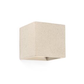 Faro Kamen - wandverlichting - 11,5 x 11,5 x 11,5 cm - beige