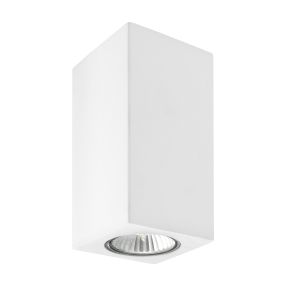 Nova Luce Nevio - plafondverlichting - 7 x 7 x 17 cm - wit gips