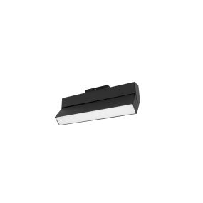 Nova Luce Buxton L - armatuur voor magnetisch railsysteem - 27,4 x 3,4 x 11,6 cm - 15W dimbare LED incl. - kantelbaar - zandzwart