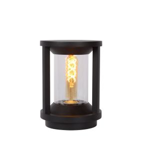 Lucide Cadix - sokkellamp - Ø 16 x 22 cm - IP65 - zwart
