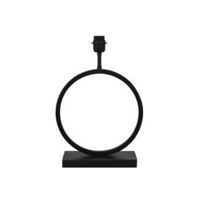 Searchlight - tafellamp voet - 30 x 12 x 42 cm - mat zwart