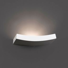 Faro Eaco - wandverlichting - 36 x 16 x 4,3 cm - mat wit