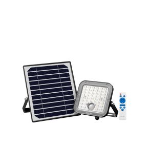 Century Italia Energy - verstraler op zonne-energie - 15,4 x 12 x 3,1 cm - 10W dimbare LED incl. - IP65 - zwart