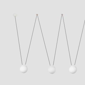 Faro Mine - hanglamp 4L - mat wit - kunststof