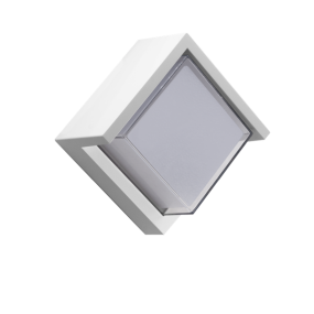 Century Italia Pura - wand/plafondlamp - 16 x 16 x 10 cm - 10W LED incl. - IP65 - wit