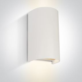 ONE Light GU10 Outdoor Cylinder Lights - buiten wandlamp - 11 x 8,3 x 19,5 cm - IP65 - wit