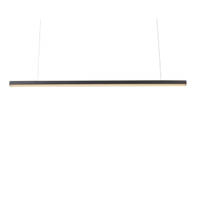 Maxlight Trio - hanglamp - 100 x 150 cm - 12W LED incl. - zwart