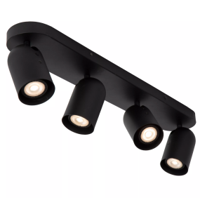 Lucide Punch - opbouwspot - 63 x 10 x 9,5 cm - zwart