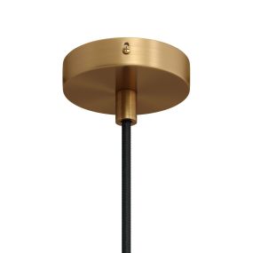 Creative Cables Mini - plafondrozet - Ø 8,3 x 2,5 cm - geborsteld brons