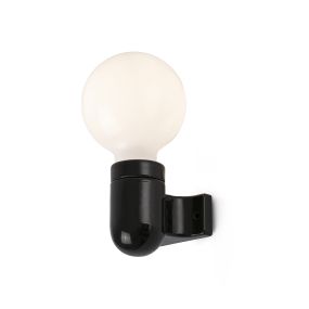 Faro Sera - wandverlichting - 4,8 x 7,5 x 7,6 cm - glanzend zwart