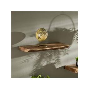 Vico Natural Edge - wandschap - 60 x 20 x 4 cm - acaciahout