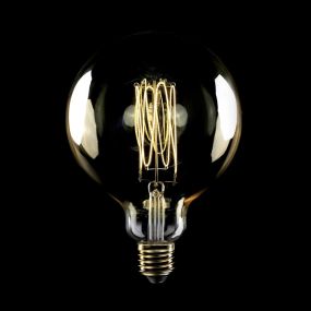 Creative Cables LED filament lamp - Ø 12,5 x 17,8 cm - E27 - 7W dimbaar - 2700K - amber