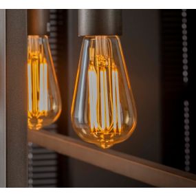Vico druppel filament LED lamp dimbaar - E27 - 6W - 2100K