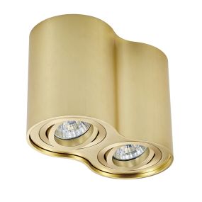 Zuma Line Rondoo SL - opbouwspot 2L - 17,7 x 9,6 x 12,5 cm - goud