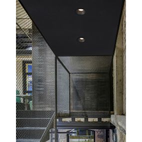 Nova Luce Petit - inbouwspot - Ø 62 mm, Ø 55 mm inbouwmaat - 9W LED incl. - IP42 - zandzwart