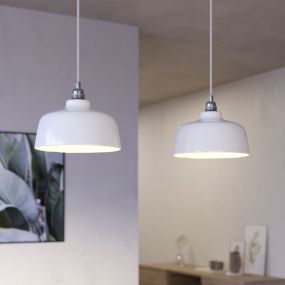 Creative Cables Coppa - hanglamp 2L - 67,5 x 120 cm - wit