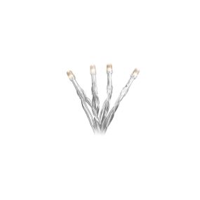 Konstsmide - LED-licht ketting op batterijen - 335 cm - 20 x 0,06W incl. - warmwitte lichtkleur - transparant