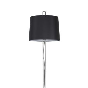 Faro Montreal - staanlamp - 160 cm - chroom en zwart