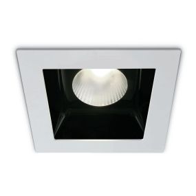 ONE Light Shop Square Boxes - inbouwspot - 120 x 120 mm, 105 x 105 mm inbouwmaat - 20W LED incl. - wit - warm witte lichtkleur