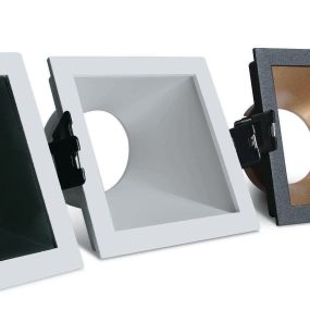 ONE Light  Asymmetric Chill Out - inbouwspot - 84 x 84 mm, 76 x 76 mm inbouwmaat - wit