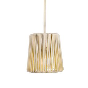 New Garden Conta Mini - hanglamp met oplaadbare lichtbron en afstandsbediening - Ø14,5 x 314,6 cm - 3W LED incl. - IP54 - wit