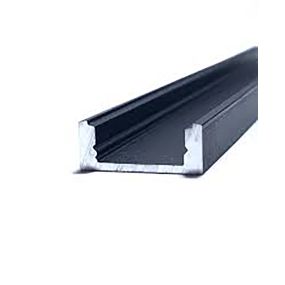 LED profiel - 1,7 x 0,7 cm - zwart