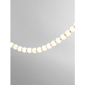 Nova Luce Perla - hanglamp - 500 x 203,4 cm - 109W dimbare LED incl. - goud