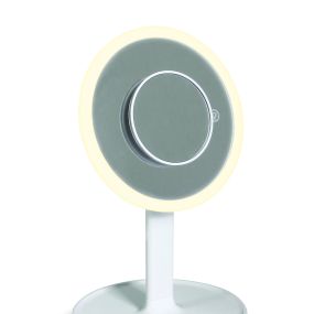 ONE Light - tafelspiegel met aanraakknop - Ø 20 x 34 cm - 7W dimbare LED incl. - wit