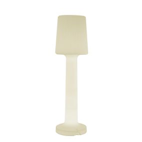 New Garden Carmen 165 - buiten vloerlamp - Ø 44 x 165 cm - 22W LED incl. - IP65 - wit - warm witte lichtkleur