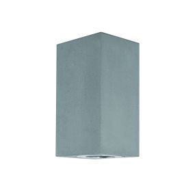 Nova Luce Fuento - buiten wandverlichting - 8,6 x 10 x 18 cm - IP65 - grijs