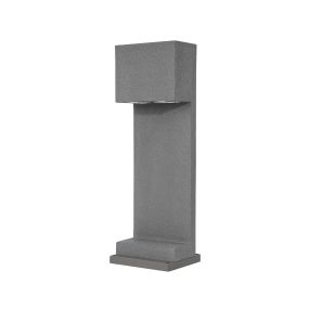 Nova Luce Grante - tuinpaal - 20 x 12 x 60 cm - IP65 - grijs