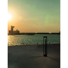 Nova Luce Pax - tuinpaal - 80 cm - 9W LED incl. - IP54 - zwart