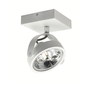 Artdelight Wajer - opbouwspot - 12 x 12 x 14 cm - 3,5W dimbaar LED incl. - wit