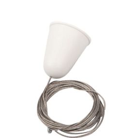 Maxlight - ophangkabel voor 3F-rails - 500 cm - wit