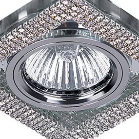 Elmark CR-776 - inbouwspot - Ø 90 mm, Ø60 mm inbouwmaat - chroom en zilver