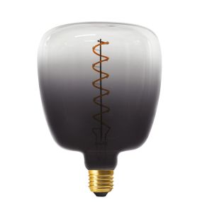 Daylight Italia Coriandoli Apple LED lamp - Ø 14 x 20 cm - E27 - 4W dimbaar - zwart/transparant