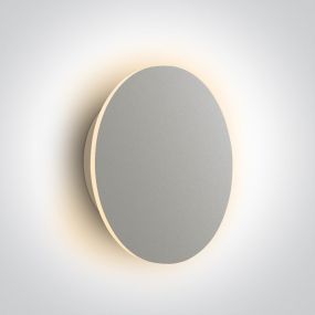 ONE Light Backlight Range - buiten wandlamp - Ø 25 x 5,5 cm - 15W dimbare LED incl. - IP65 - wit