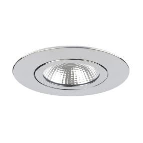 Integral LED Lux Ultra Slim - inbouwspot - Ø 83 mm, Ø 65 mm inbouwmaat - 6,5W dimbare LED incl. - chroom
