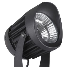 Nova Luce North – grondspot - Ø 9 x 9,5 cm - 10W LED incl. - IP65 - zwart