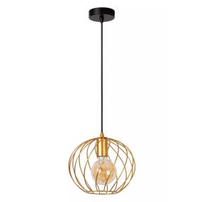 Lucide Danza - hanglamp - Ø 25 x 150 cm - goud
