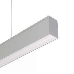 Lichtkoning Slim Line Up - hanglamp - 5,5 x 3,3 cm profiel - 19,2W + 14,4W LED per meter - alu
