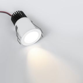 Nova Luce Bree - inbouwspot - Ø 56 mm, Ø 50 mm inbouwmaat - 7W LED incl. - IP32 - wit