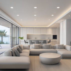 Century Italia P-Tondo - inbouwspot - Ø 117 mm, Ø 105 mm inbouwmaat - 6W LED incl. - wit - wit (4000K)