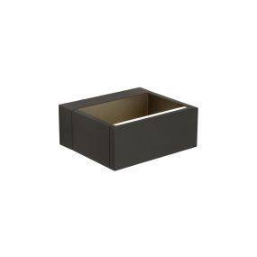 Lucide Goa - buiten wandverlichting - 15 x 13 x 6 cm - 6W LED incl. - IP54 - zwart